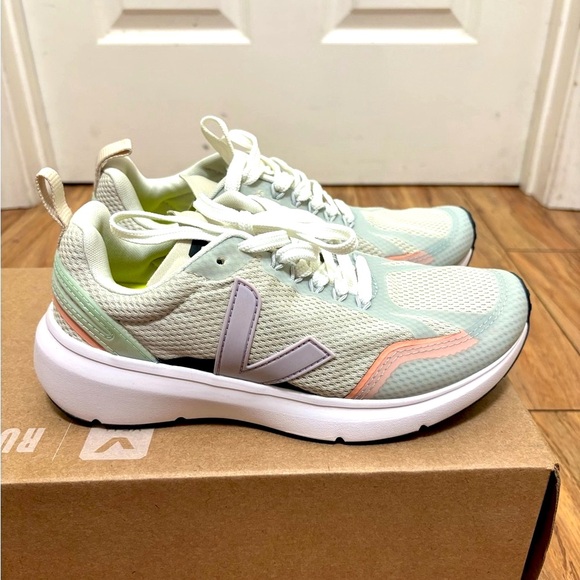 NWT Veja Condor 2 Sneakers in Light Grey Natural Parme - Picture 4 of 9